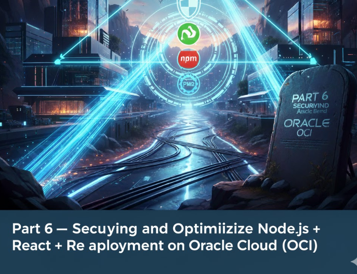 Securing and Optimizing Node.js + React Deployment on Oracle Cloud (OCI)